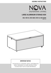 Nova NOV-AL-BOX-002W Assembly Instructions Manual
