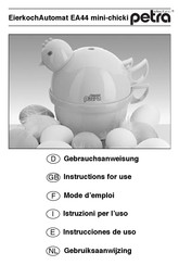 Petra Mini Chicki EA44 Instructions For Use Manual