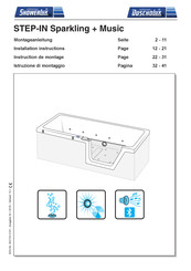 Duscholux ShowerLux Step-in Sparkling + Music Installation Instructions Manual