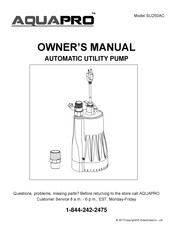 Aquapro SU250AC Owner's Manual