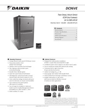 Daikin DC96VE0603BNA Quick Start Manual
