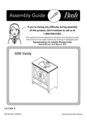 BUSH FURNITURE A199335 Assembly Manual