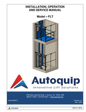 Autoquip 830FLT Installation, Operation And Service Manual
