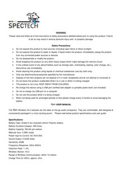 Spectech T311 User Manual