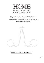 Home Decorators Collection 718212174159 Instruction Manual