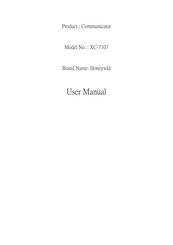 Honeywld XC-209 User Manual
