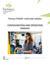 FAMOCO FX925F Configuration And Operation Manual