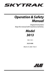 JLG Skytrak 3013 Operation & Safety Manual
