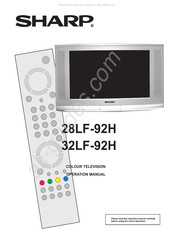 Sharp 28LF-92H Operation Manual