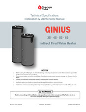 TriangleTube 35 Installation & Maintenance Manual