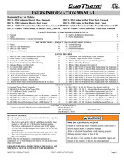 MORTEX Suntherm HEC3 User's Information Manual
