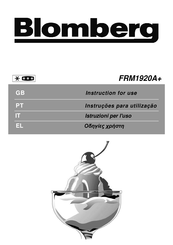 Blomberg FRM1920A+ Instructions For Use Manual