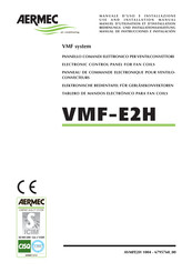 AERMEC VMF-E2H Use And Installation  Manual