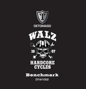 Detomaso WALZ HARDCORE CYCLES Benchmark Manual