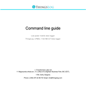 ThingsLog LPMDL-1102 Quick Start Manual