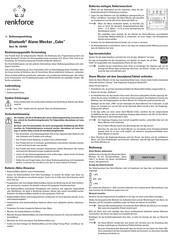 Renkforce Cube Operating Instructions Manual