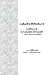 Bcm MX852-C6 User Manual