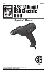Power Fist 8548612 Operator's Manual