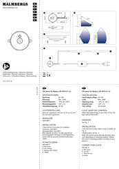 Malmbergs 99 751 42 Instruction Manual