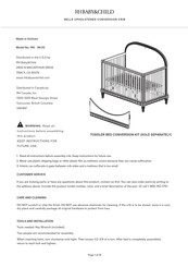 RH Baby&child BELLE UPHOLSTERED CONVERSION CRIB 195 - 36/32 Instructions Manual