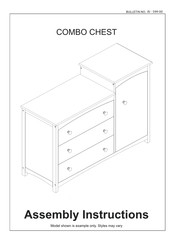 DOM COMBO CHEST Assembly Instructions Manual
