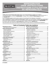 Maytag M1TXEGMYW User Instructions