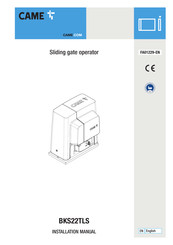 CAME BKS22TLS Installation Manual