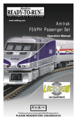 Rail King Ready-To-Run Amtrak F59PH Operation Manual
