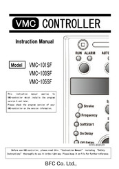BFC VMC-101SF Instruction Manual