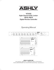 Ashly VCX-80 Operating Manual