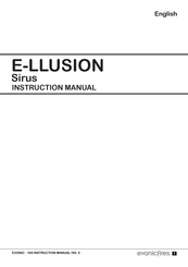 Evonicfires E-LLUSION Sirus EVONIC - 104 Instruction Manual
