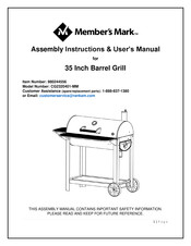 Member's Mark 35 Barrel Grill