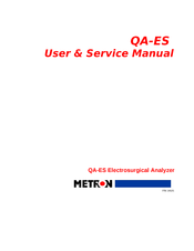 METRON QA-ES User & Service Manual