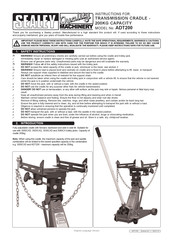 Sealey ADT200 Instructions