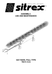 sitrex TR/13 Assembly, Use And Maintenance