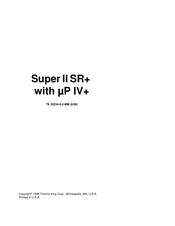 Thermo King Super II SR+ Manual