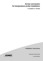 JUMO 902442 Installation Instructions Manual