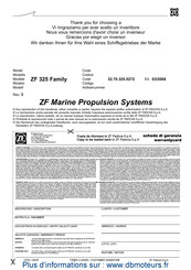 ZF 325 Series Manual