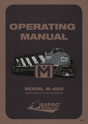 Rapido Trains M-420 Operating Manual