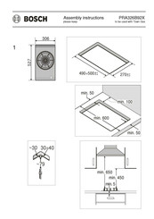 Bosch PRA326B92X Assembly Instructions