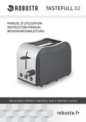 Robusta TASTEFULL 02 Instruction Manual