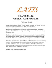 Grand Banks Latis Operation Manual