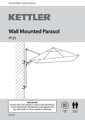 Kettler PF25 Assembly Instructions Manual
