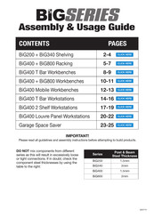 BiGDUG BiG400 Assembly & Usage Manual