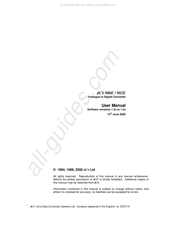 DCS 900E User Manual
