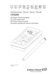 Endress+Hauser CPM280 Manual