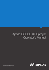 Topcon Apollo ISOBUS UT Operator's Manual