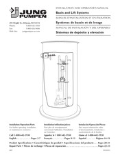 Jung Pumpen P3D-60120 Installation And Operator's Manual