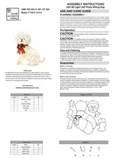 Home Accents Holiday TY073-1314-0 Assembly Instructions