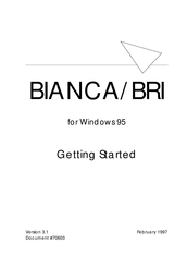 Bintec BIANCA/BRI Getting Started